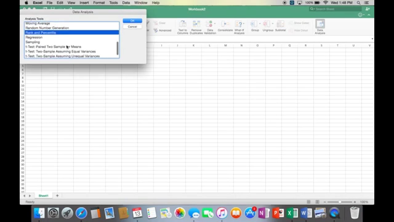 get analysis toolpak for excel on mac